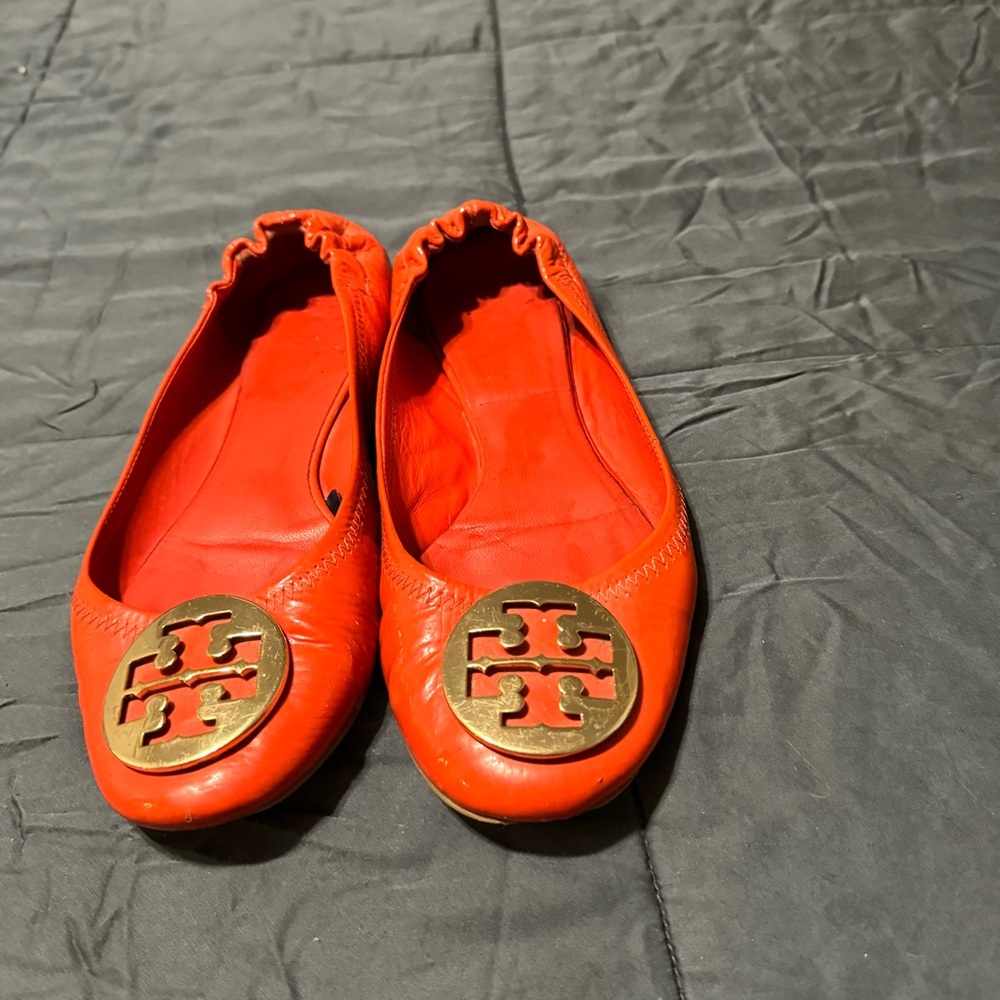 Tory Burch Miller Orange Flats 🥿